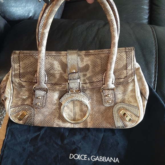 Dolce & Gabbana Handbags - Dolce & Gabbana Snakeskin Purse